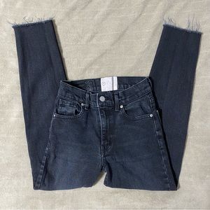 revice black high waisted slim/skinny jeans